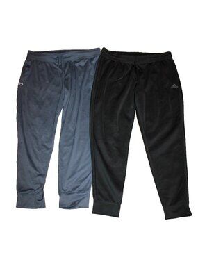 Under Armour & Adidas Lot of 2  Women's Jogger Pants Size XL Drawstring